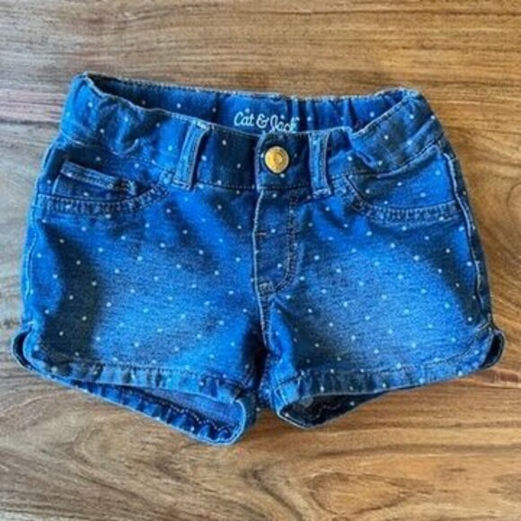 Cat & Jack Girls Shorts Bundle x2  4T - Picture 2 of 9